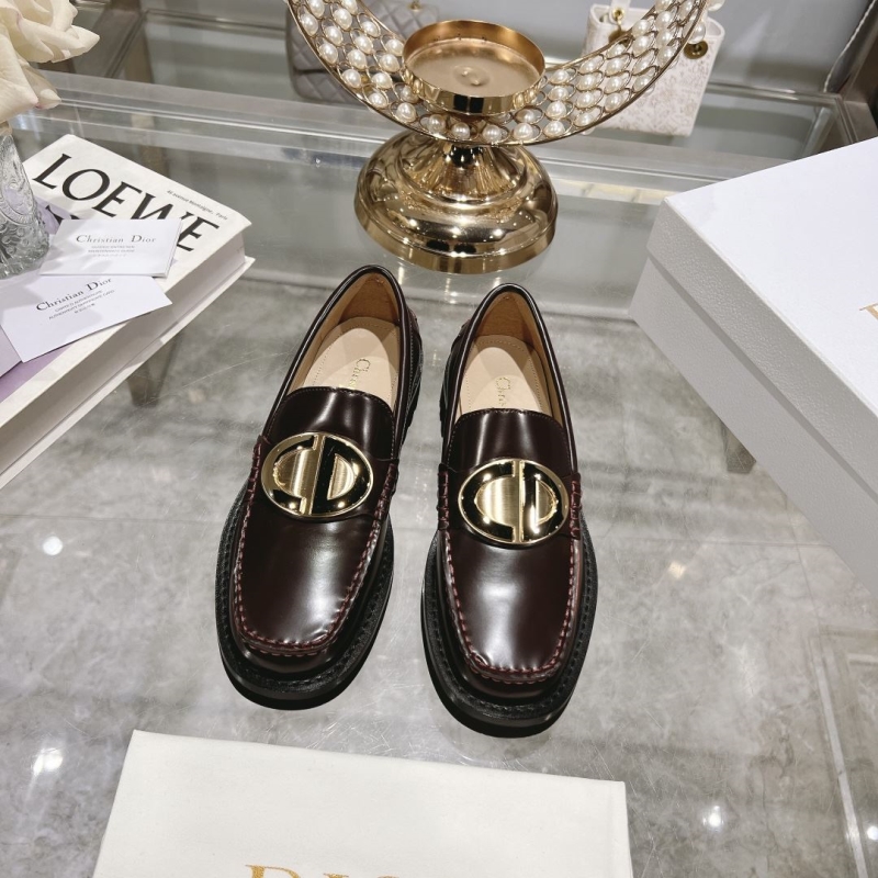 ch**an D*or leather shoes